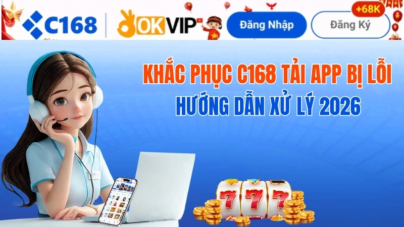 Cách khắc phục triệt để tình trạng c168 tải app bị lỗi trong năm 2026 2 C168 Tải App Bị Lỗi – Nguyên Nhân Và Cách Xử Lý